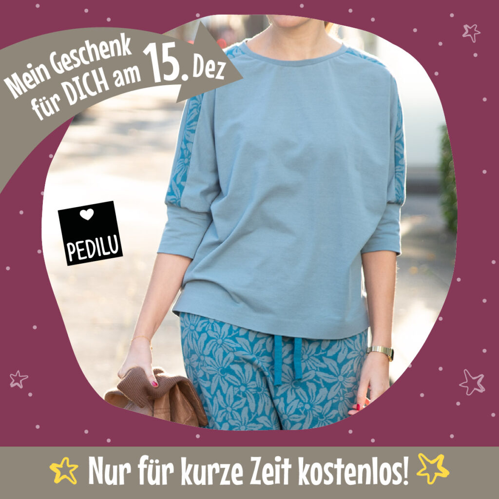 Die Ebookmacher Freebook-Adventskalender | Türchen 15: pedilu mit LaBlus Shirt