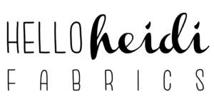Logo Hello Heidi Fabrics