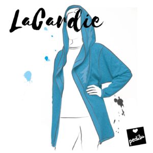 LaCardie Fledermaus-Cardigan mit Kapuze | pedilu