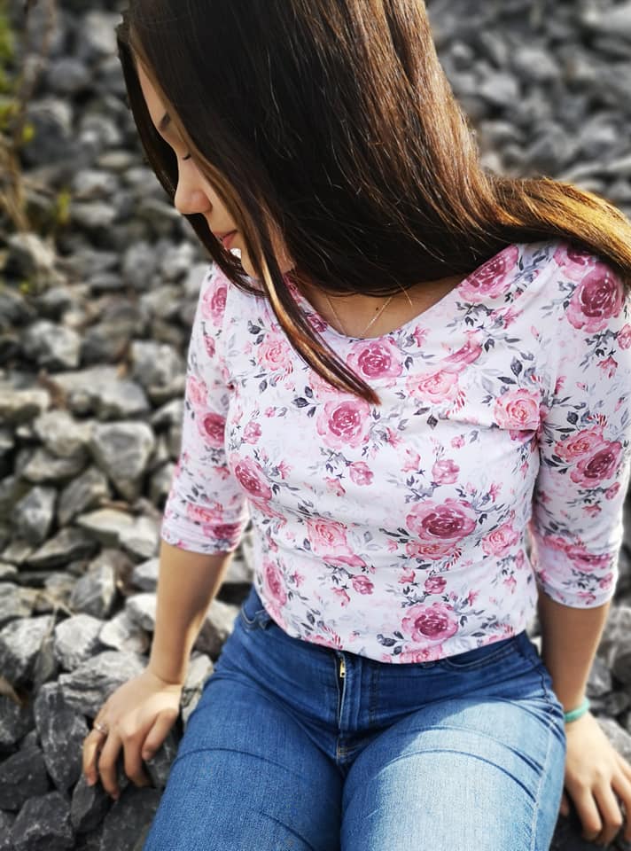 LaMarina Shirt von pedilu | Designbeispiel von Dodu & Zerschmetterling | Hack: bauchfreies Crop-Top