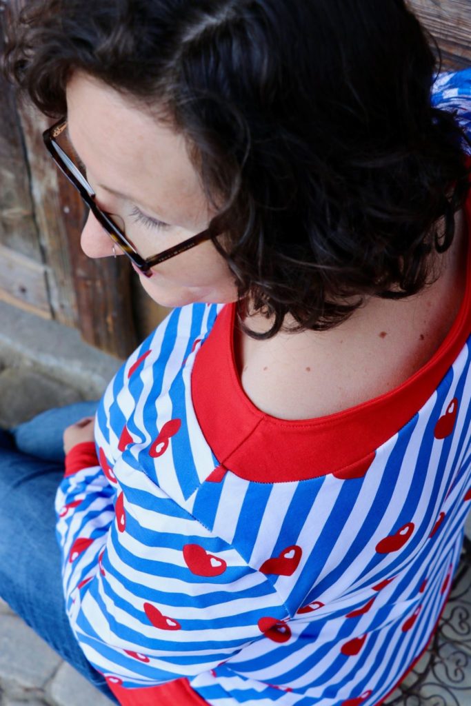 LaMarina Shirt von pedilu | Designbeispiel von Schlingäli & Gumslä | Detail
