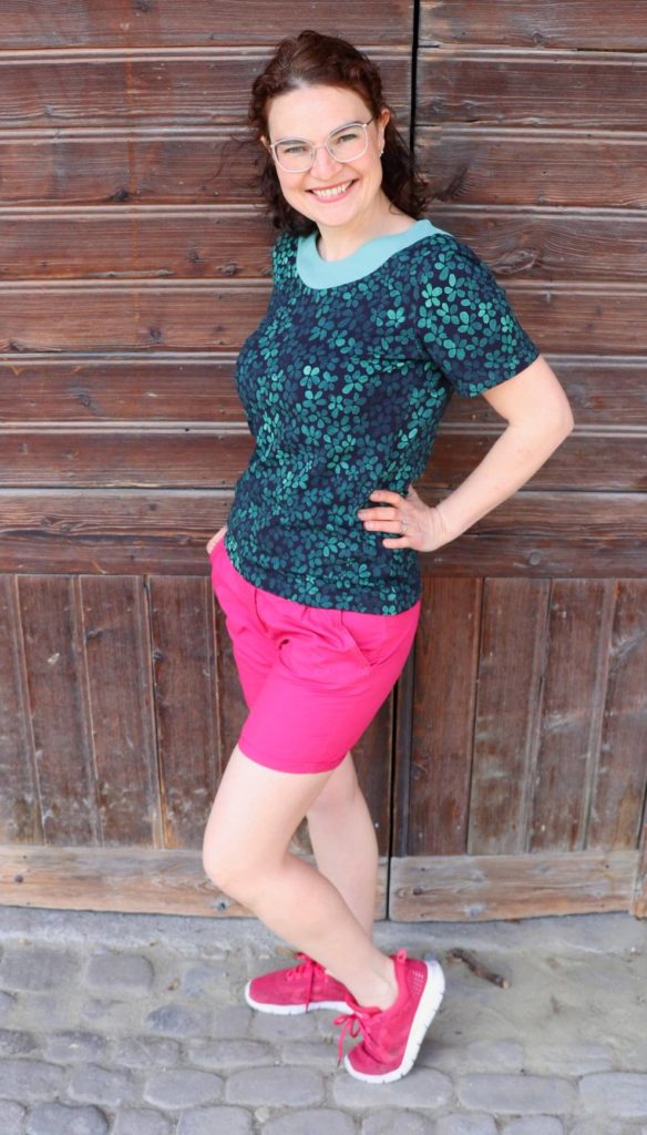 LaMarina Shirt von pedilu | Designbeispiel von juhu naeht | Shirt mit Ausschnittblende