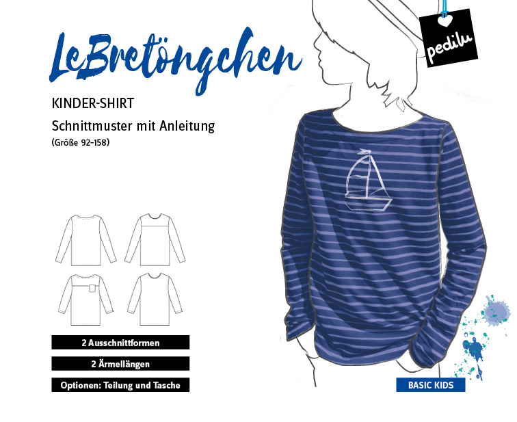 E-Book LeBretöngchen – Ein maritimes Basic-Shirt für Mädchen und Jungs