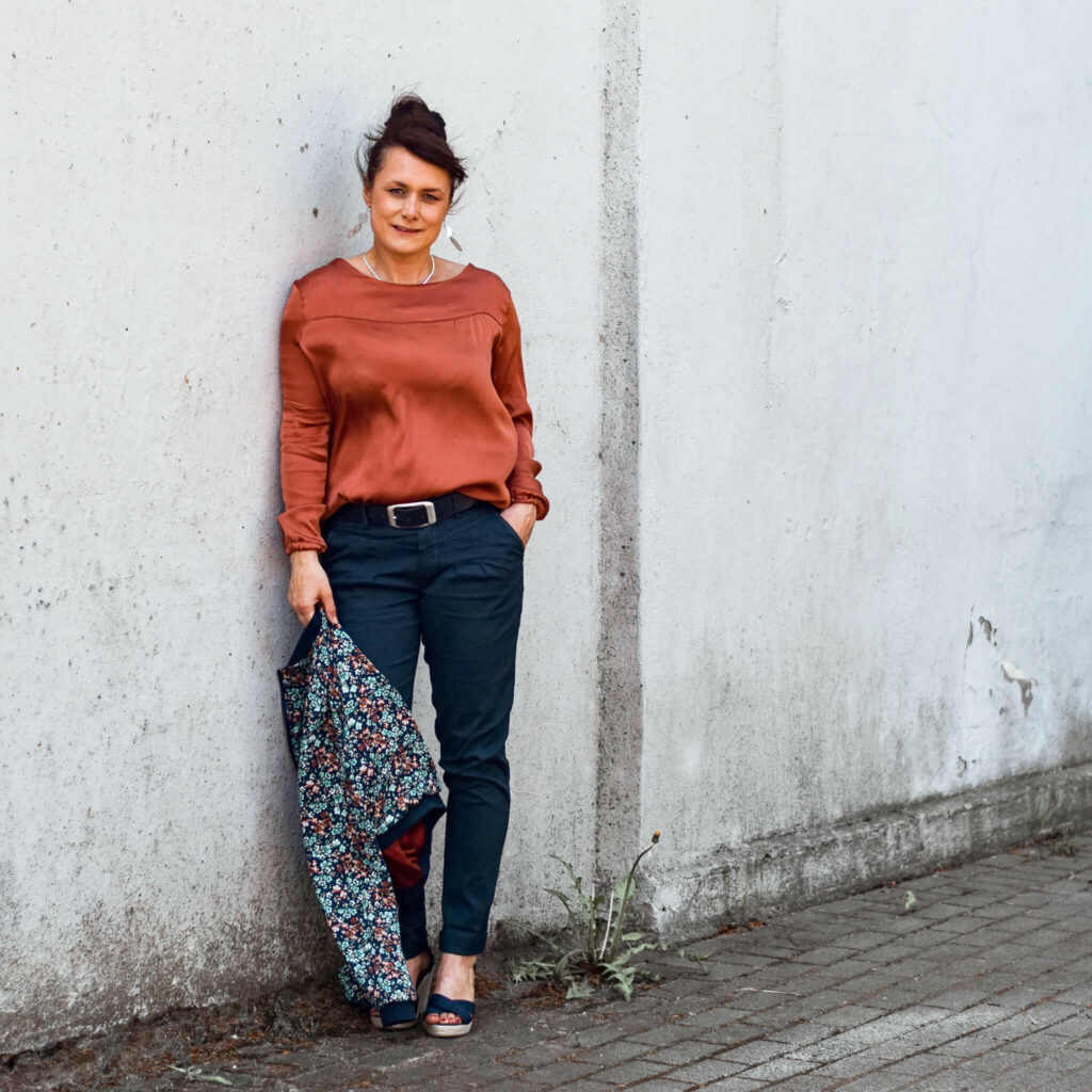 Meine Herzenswelt: Outfit mit Blusenshirt