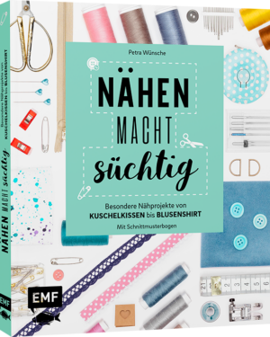 Nähen macht süchtig, Buch, Titel