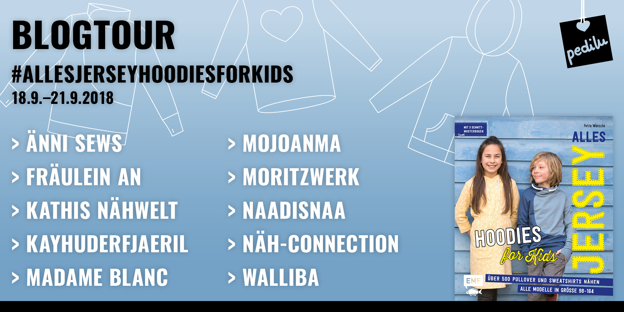 Blogtour »Alles Jersey – Hoodies for Kids« Tourplan