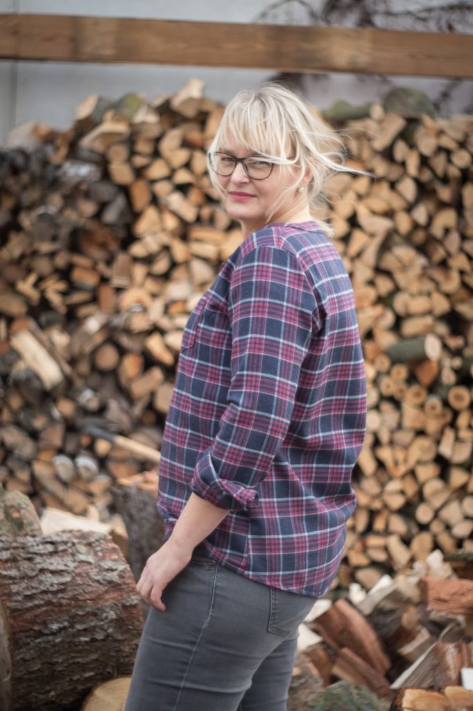 »LaWoodie Blouse« | E-Book | pedilu | geschwungener Saum
