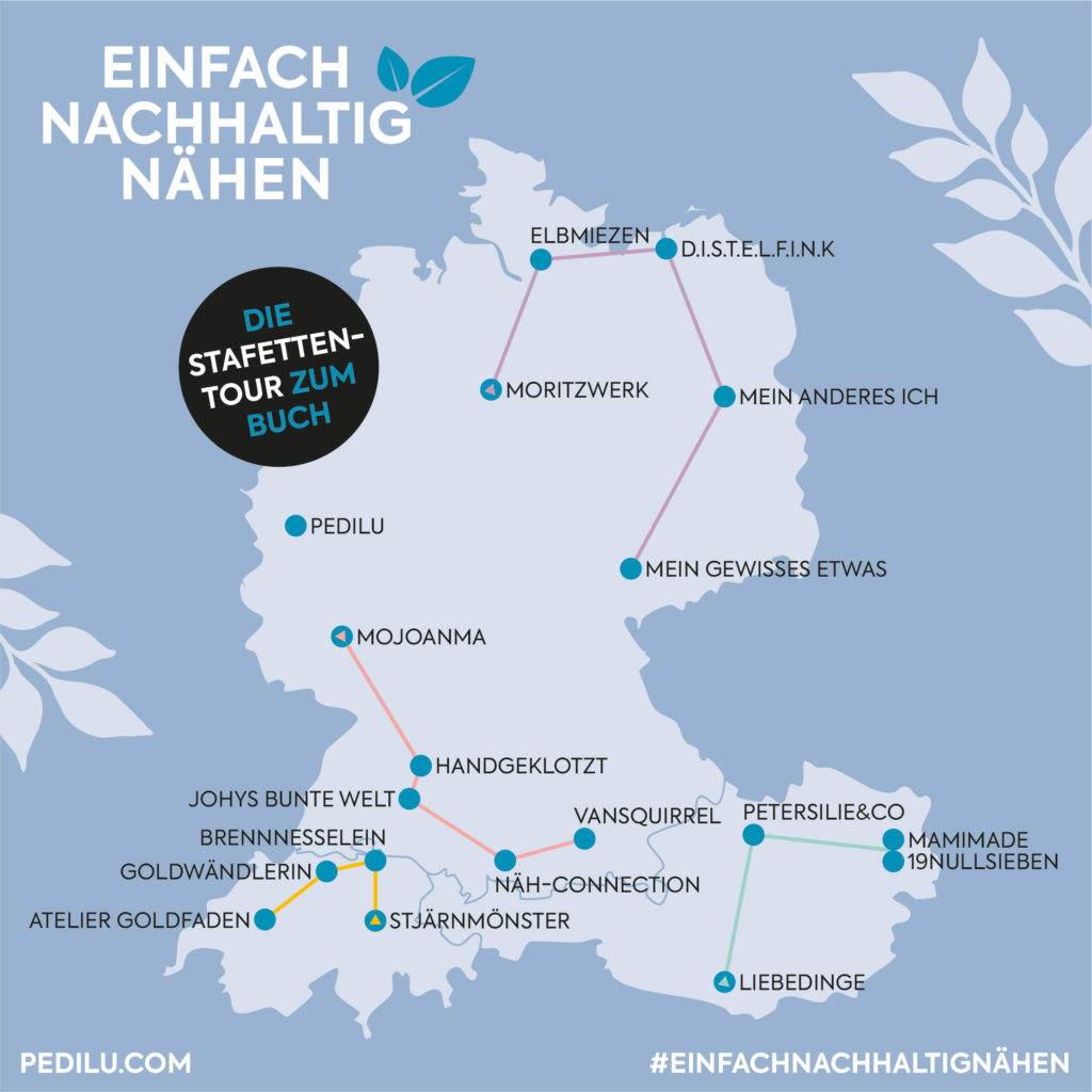 Buch: Einfach nachhaltig nähen – Die Buch-Tour mit Näh-Bloggern in Deutschland, Österreich und der Schweiz