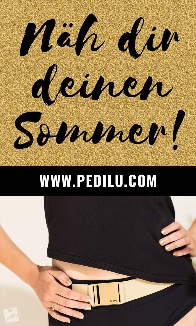 »LaLuv«, das sexy Sommertop – für kurze Zeit als Freebook #nähen #sommer #oneshoulder