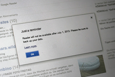 Tschüß Google Reader!