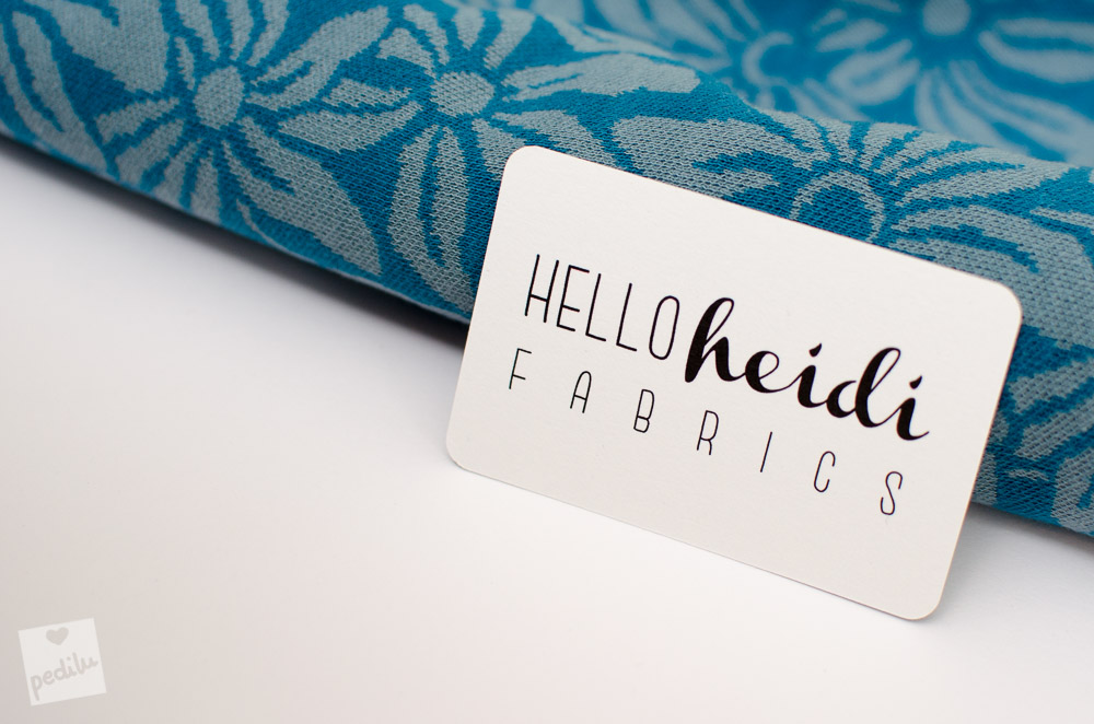 Hello Heidi Fabrics – Design Flur in Petrol Garda