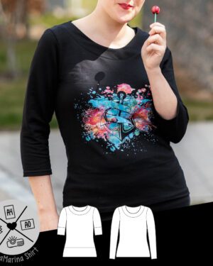 LaMarina Shirt | Schnittmuster von pedilu