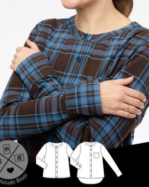 LaWoodie Blouse | Schnittmuster von pedilu