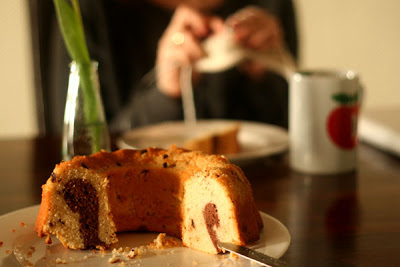 Marmorierter Tassenkuchen